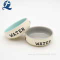 Pet Accessories Customized Stoneware Animal Dog Water Bowl